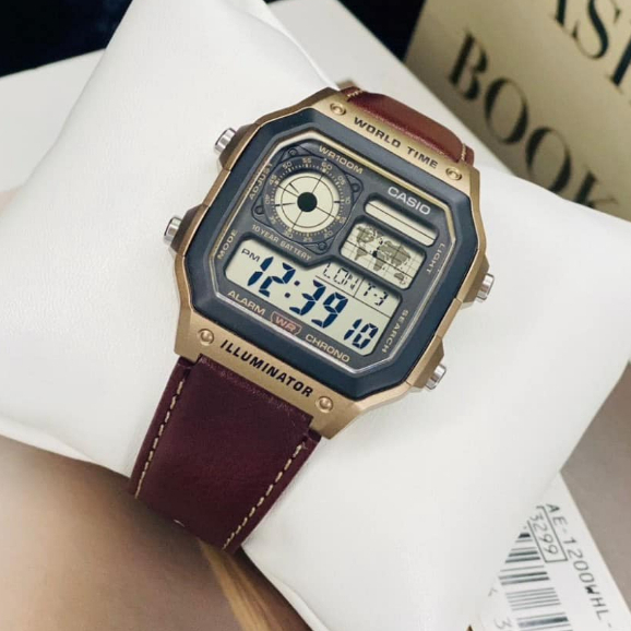 JAM TANGAN PRIA CASIO AE-1200WHL-5A AE1200WHL-5A ORIGINAL GARANSI RESMI 1 TAHUN