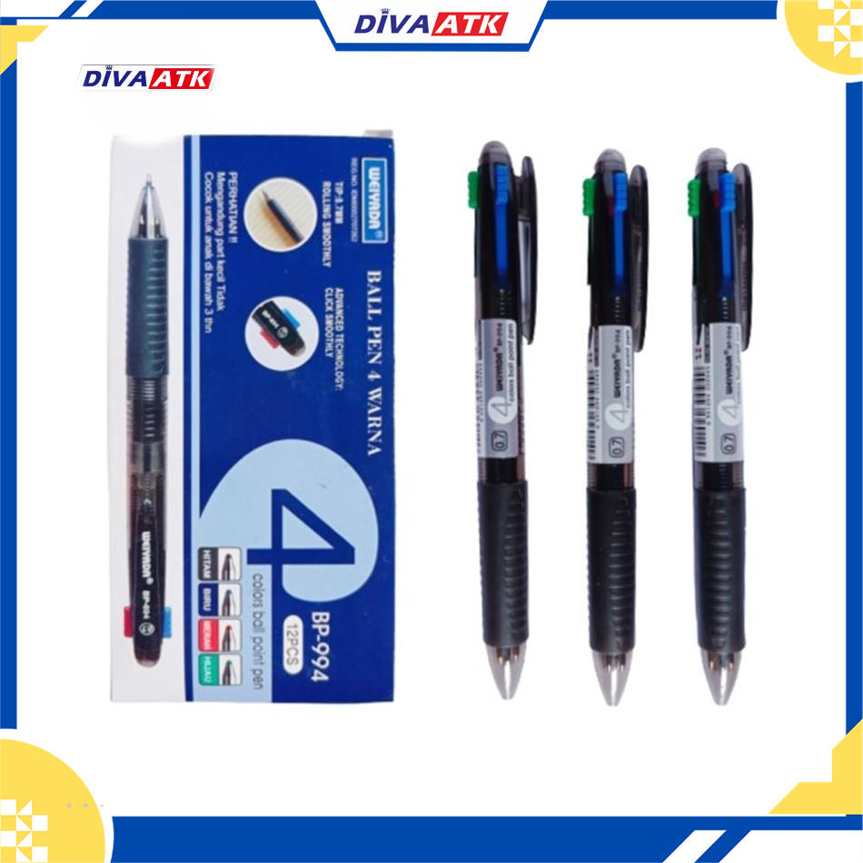 BOLPEN WEIYADA 4 WARNA