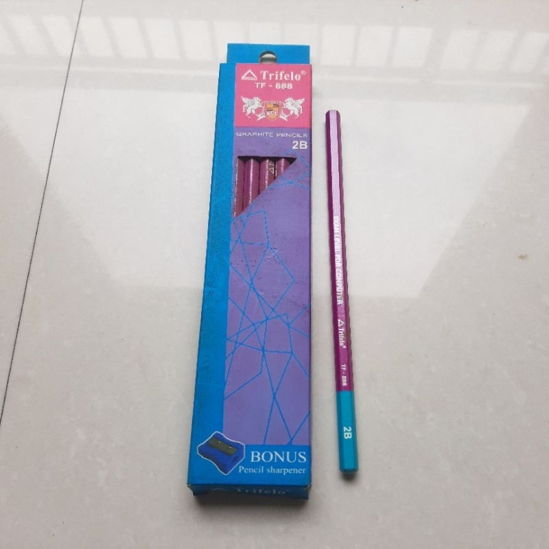 

Pensil 2B Trifelo TF-888 | 2B (12 pcs + rautan)