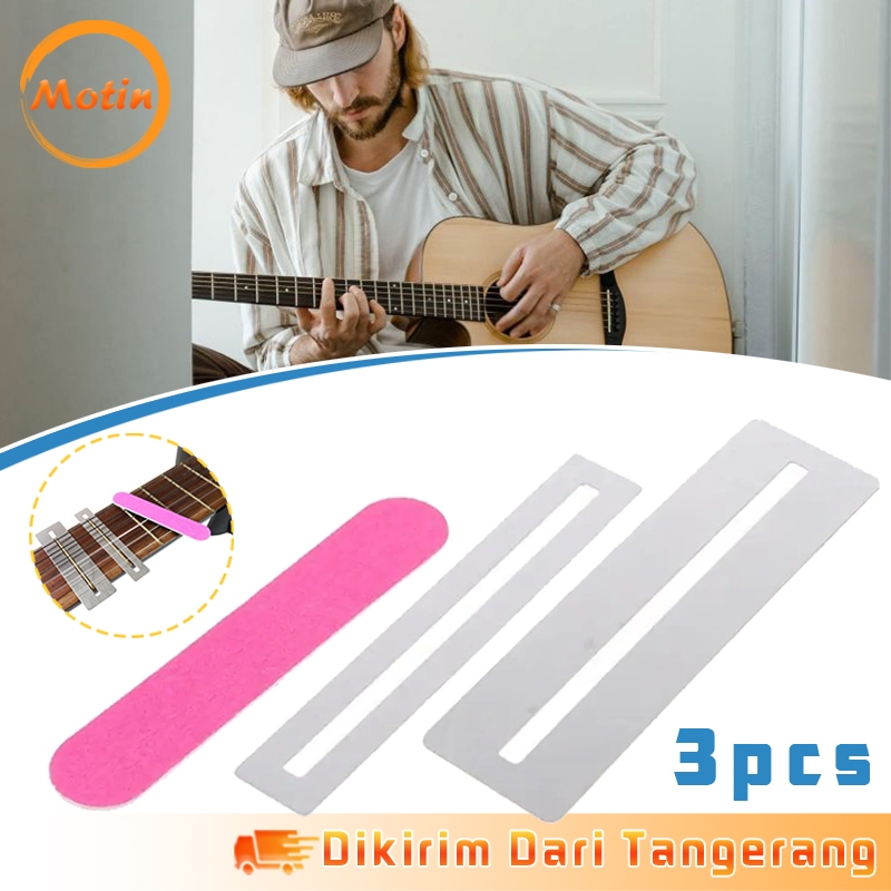 3Pcs Pembersih Fret Gitar Fret Cleaner Fret Gitar Amplas Fret Cleaner