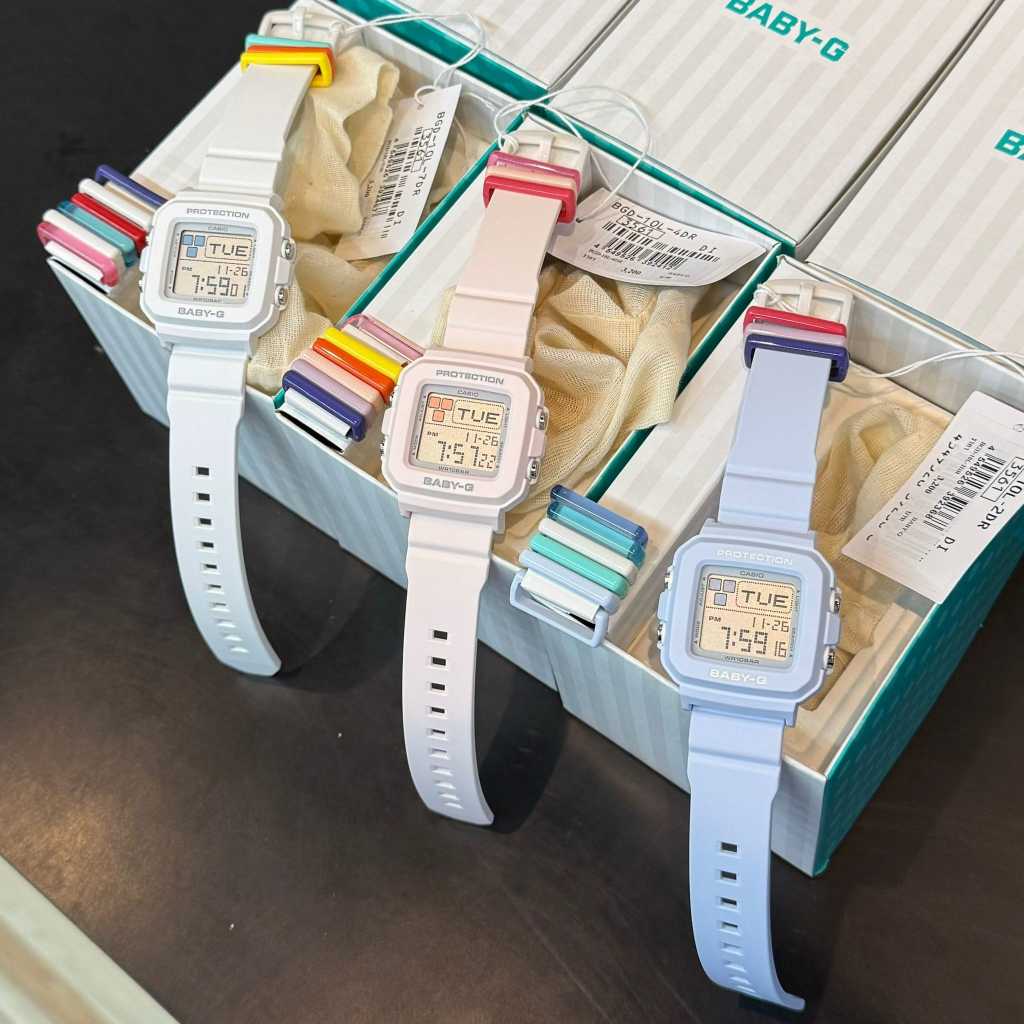 JAM TANGAN WANITA CASIO BABY-G BGD-10L-2DR / BGD-10L-4DR / BGD-10L-7DR ORIGINAL GARANSI RESMI