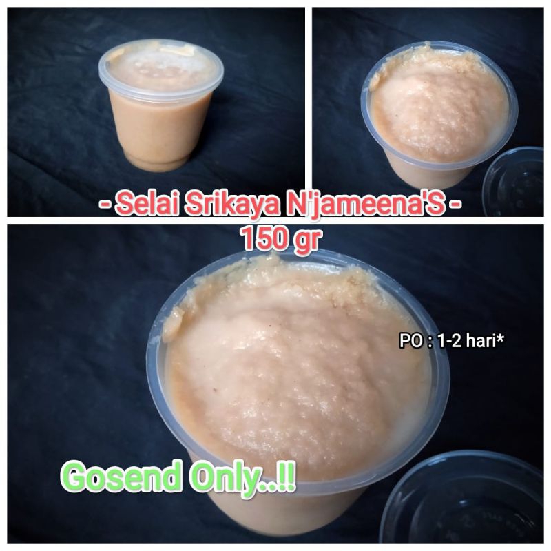 

Selai Srikaya Njameena's 150 gr Gosend Only