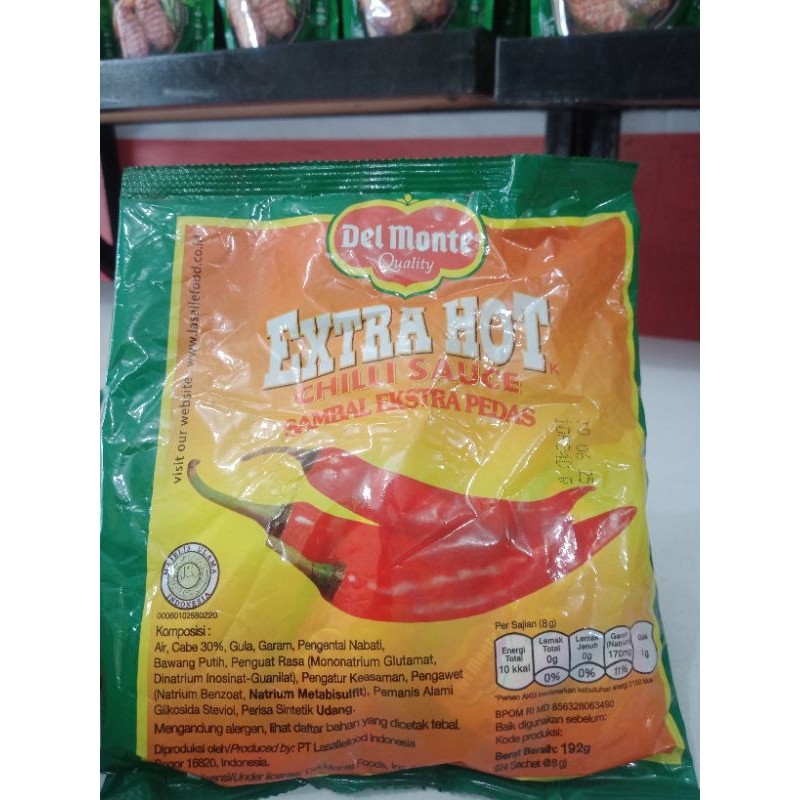 

Del Monte Saus Extra Pedas Sachet 192 gr