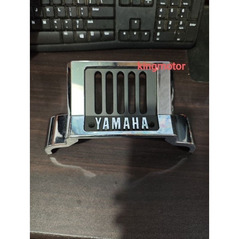 EMBLEM KUMIS YAMAHA DEPAN LOGO COVER KLAKSON CONCORDE THAI PNP RXKING RX KING KOBRA RXK RXS ORI ASLI