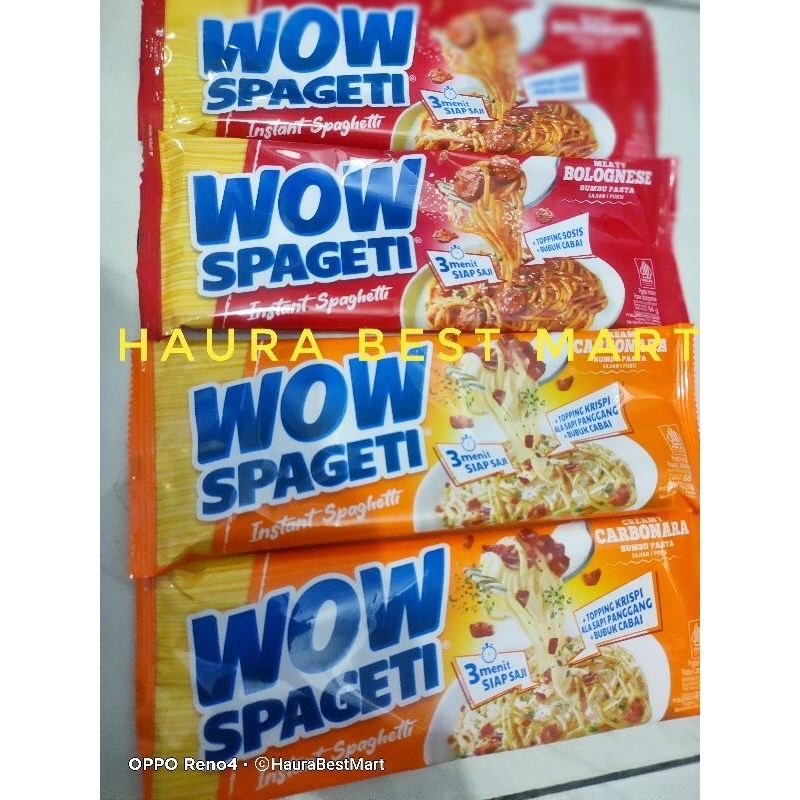 

WOW SPAGETI Carbonara & Bolognese isi 5 pcs