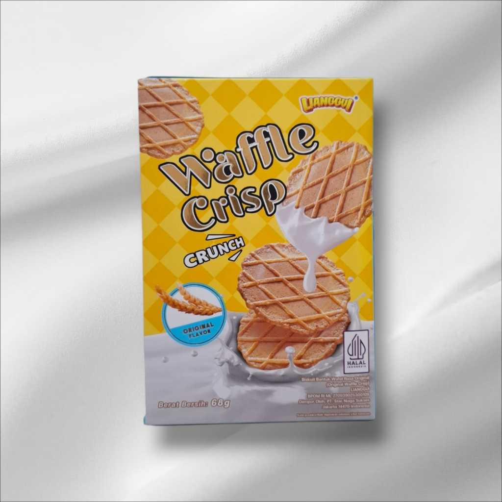 

LIANGGUI WAFFLE CRISP CHOCOLATE I WAFFLE CRISP ORIGINAL | WAFFLE BISCUIT | VIRAL | BISKUIT | COKLAT