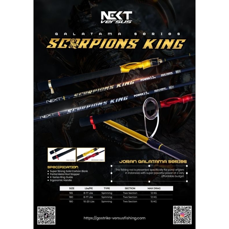 JORAN NEXT SCORPION KING 180CM 10-20LBS