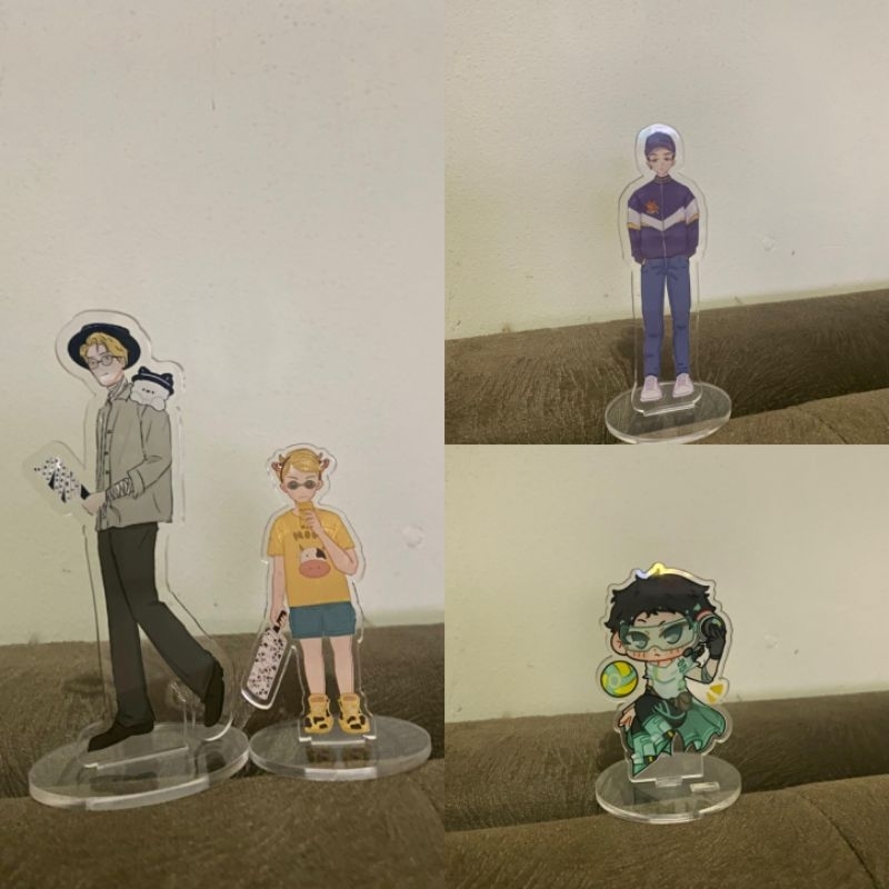 Preloved standee fanmerch/unofficial merch nanami jujutsu kaisen, akaashi haikyuu, mitsuya tokyo rev