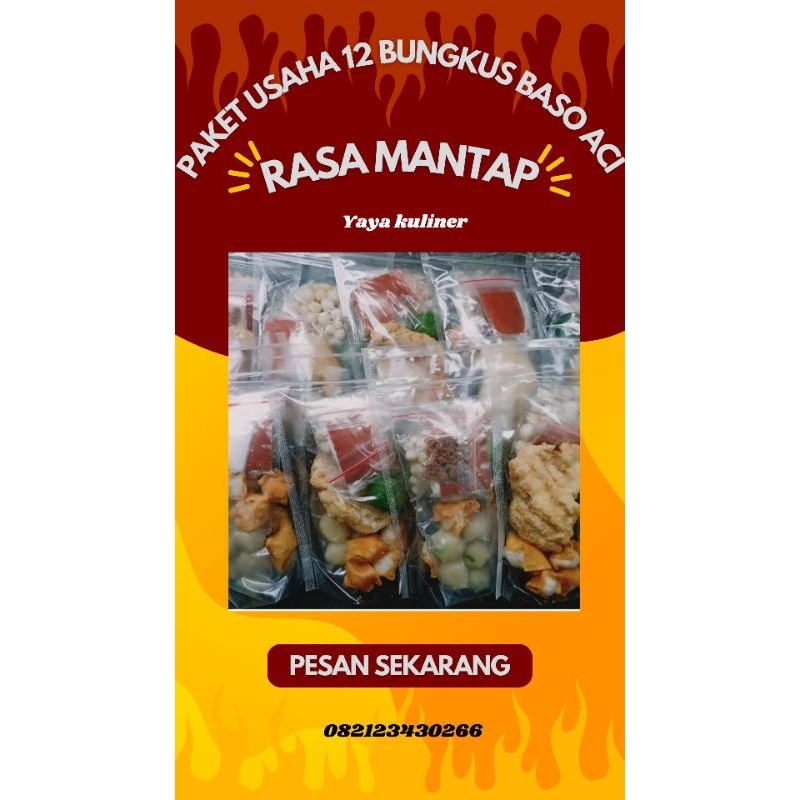 

PAKET BASO ACI 12 BUNGKUS RASA MANTAP