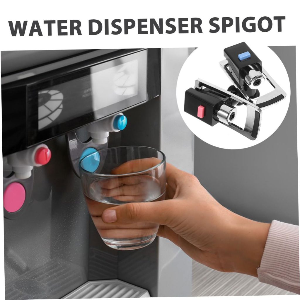 Kran Dispenser Air Minum / Keran Dispenser Panas (dengan kunci) / Dingin Aman Bahan Plastik