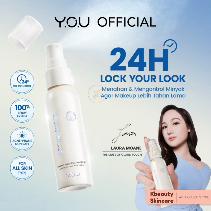 YOU Cloud Touch Dreamy Makeup Setting Spray Setting Spray Makeup Setting Spray Makeup