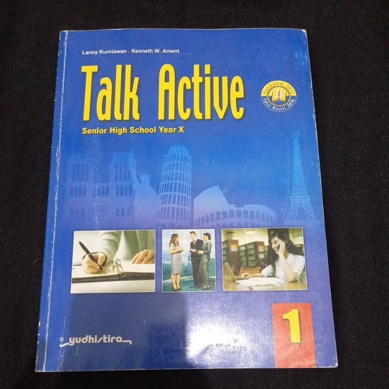 

Buku Paket Bahasa Inggris Talk Active Kelas 1 SMA / MAN (Kelas 10) I Yudhistira I Buku Paket I Buku Sekolah I Buku preloved