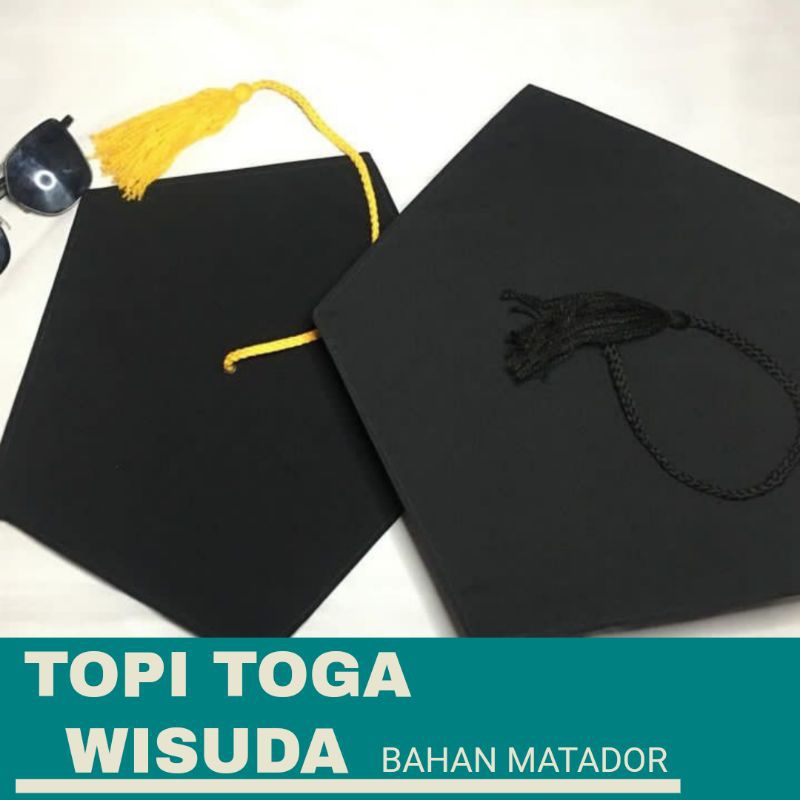[TERLARIS] Topi Toga Wisuda, Topi Wisuda, Topi Sarjana, Topi Toga Dewasa, Topi Toga Bahan Matador, T