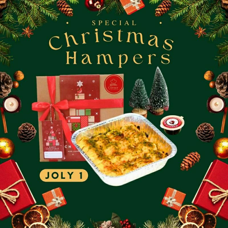 

JOLY 1 - Christmas Hampers | Hampers Natal | Hampers Holiday | Dimsum Mentai - Corner Kitchen
