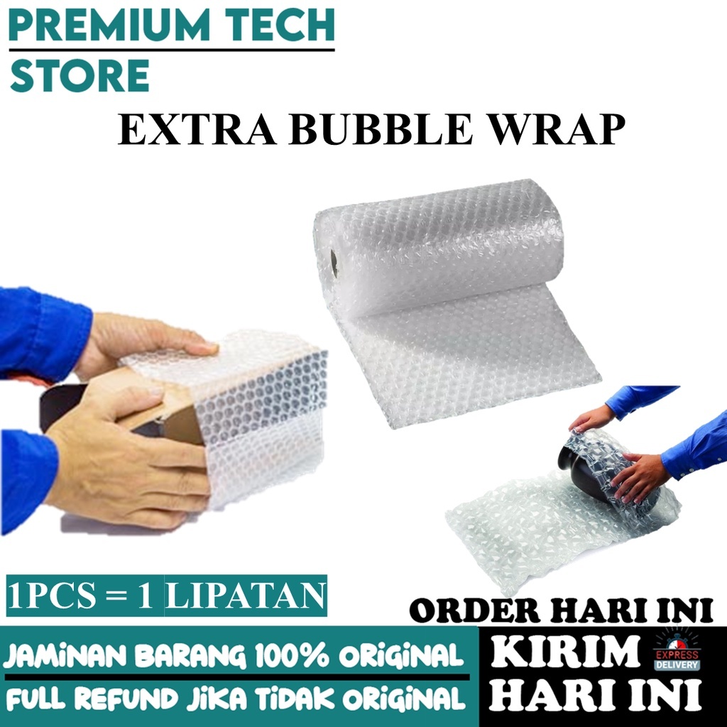 

BUBBLE WRAP TEBAL KHUSUS PEMBELIAN LAPTOP PREMIUM TECH