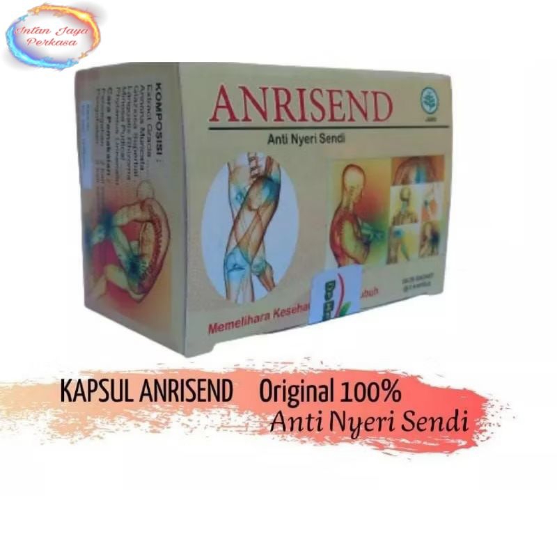 Kapsul Anrisend@Anti Nyeri Sendi Original