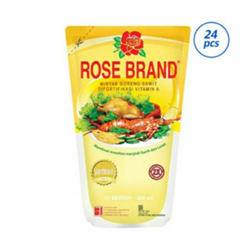 

Minyak Goreng Rose Brand @500 ml 1 DUS isi 24 pouch