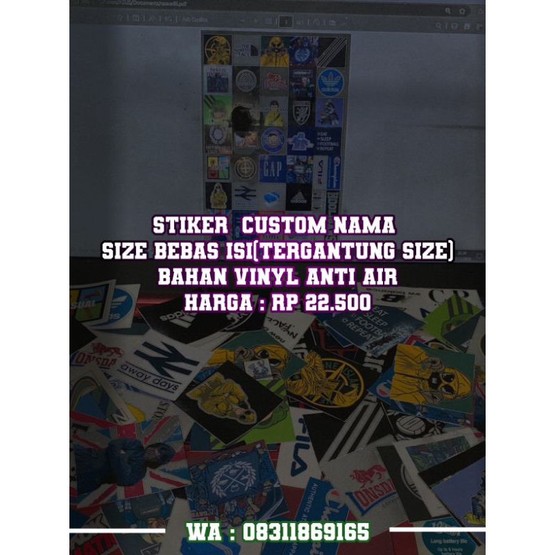 

STIKER NAMA CUSTOM