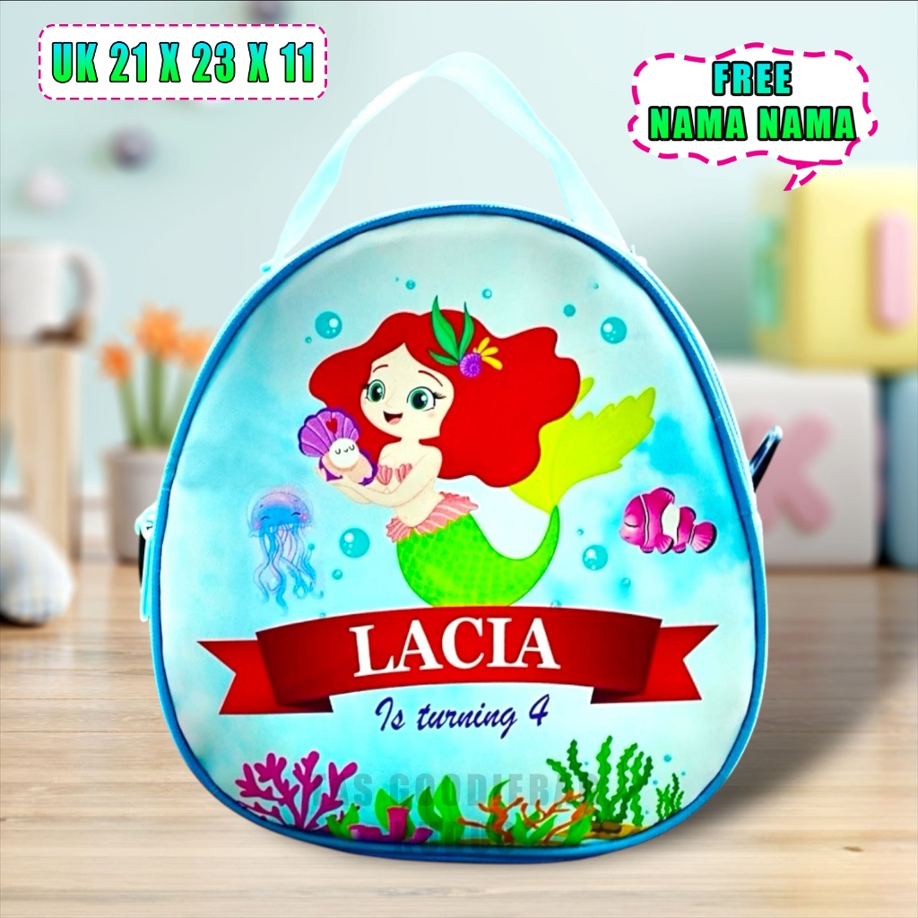 

Tas ultah / Tas ultah anak / Tas ultah anak custom nama / Tas ultah goodie bag / Tas souvenir / Tas souvenir ulang tahun anak / Tas telur ulang tahun anak bahan poliester tebal jinjing