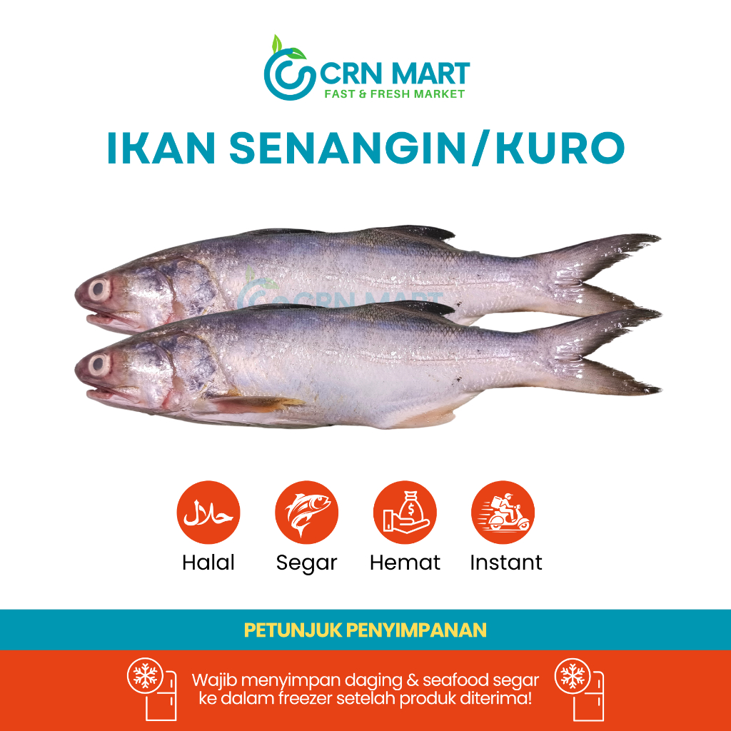 

CRN MART - Ikan Senangin Segar/Seafood Segar/Ikan Kuro Fresh