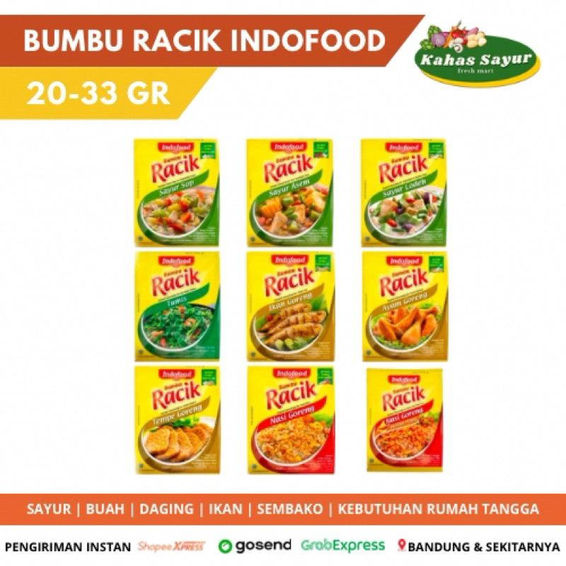 

Indofood Bumbu Racik 20-33 gr