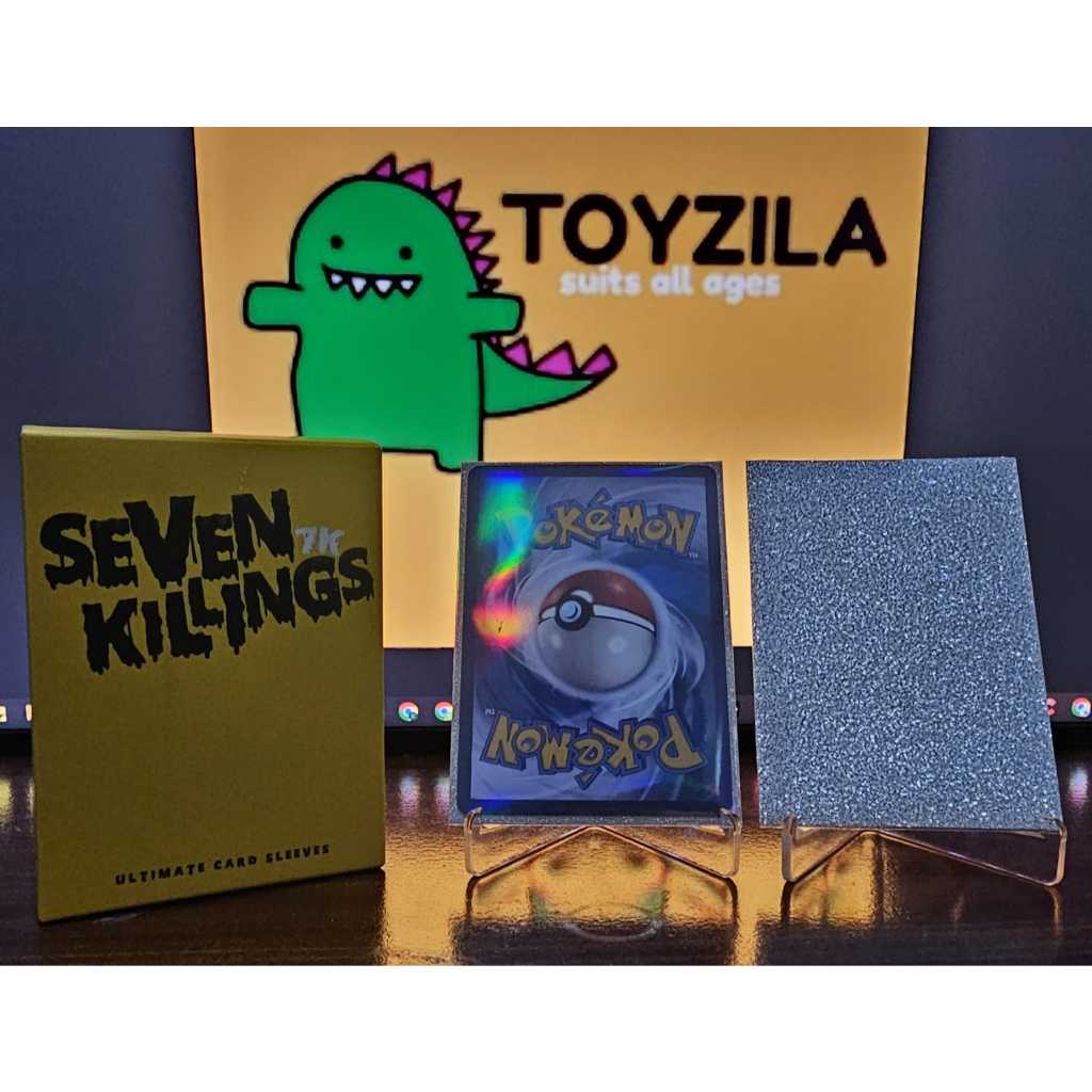 SEVENKILLINGS TCG CARD FITS MATTE G HOLO SLEEVE POKEMON MTG