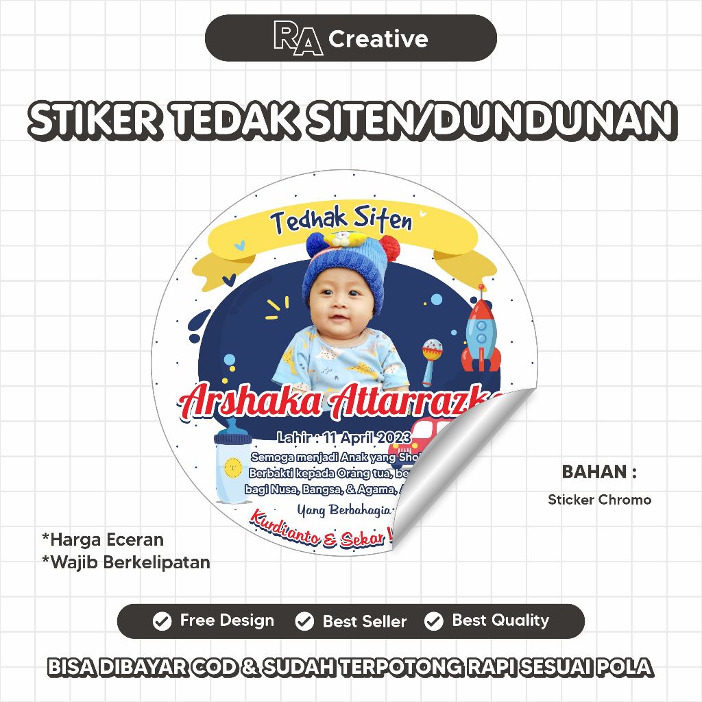 

Stiker Dundunan / Stiker Tedak Siten (Eceran)