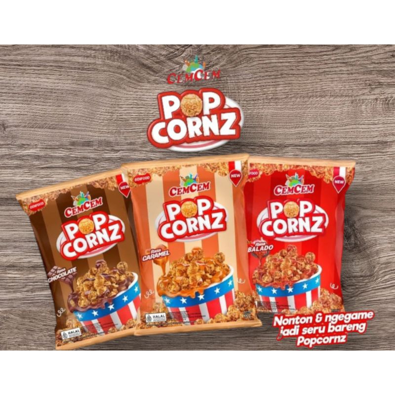 

Cemcem Popcorn Cokelat & Balado& Caramel