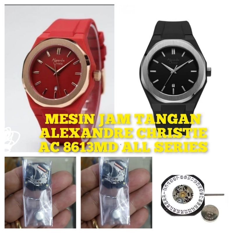 Mesin jam tangan Alexandre Christie AC 8613MD All series