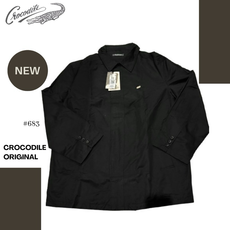 ( LUXOYEZ ) 683 JACKET PRIA CROCODILE  | OUTER JAKET TEBAL PRIA BAHAN PARASUT PREMIUM MODEL KANCING 
