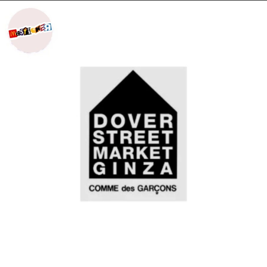 

sticker Comme Des Garcons x dover street market ginza logo stiker Dsm cdg