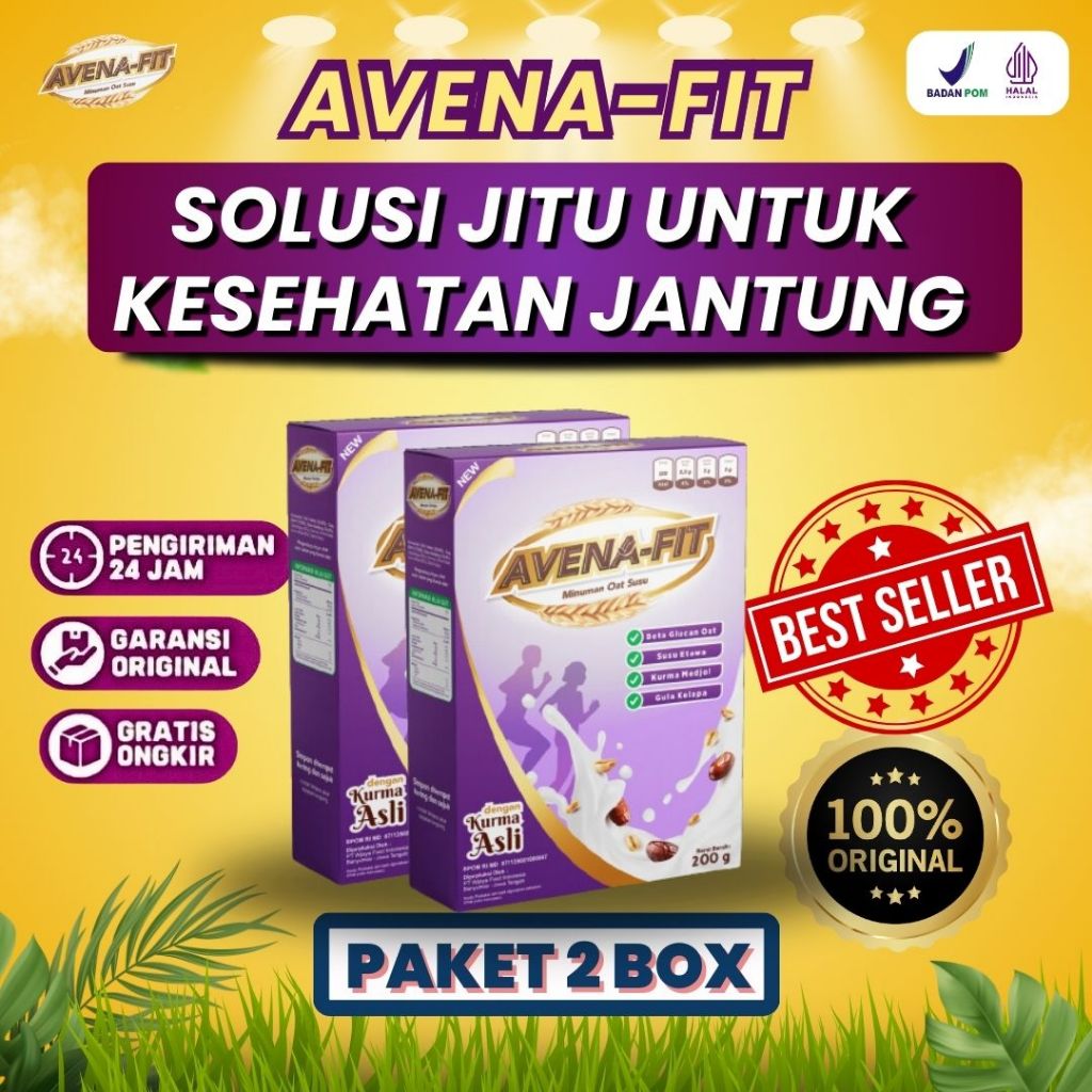 

AVENAFIT 2 BOX – Solusi Jantung & Kolesterol Paling Dicari, Harga TERMURAH Sekelasnya!