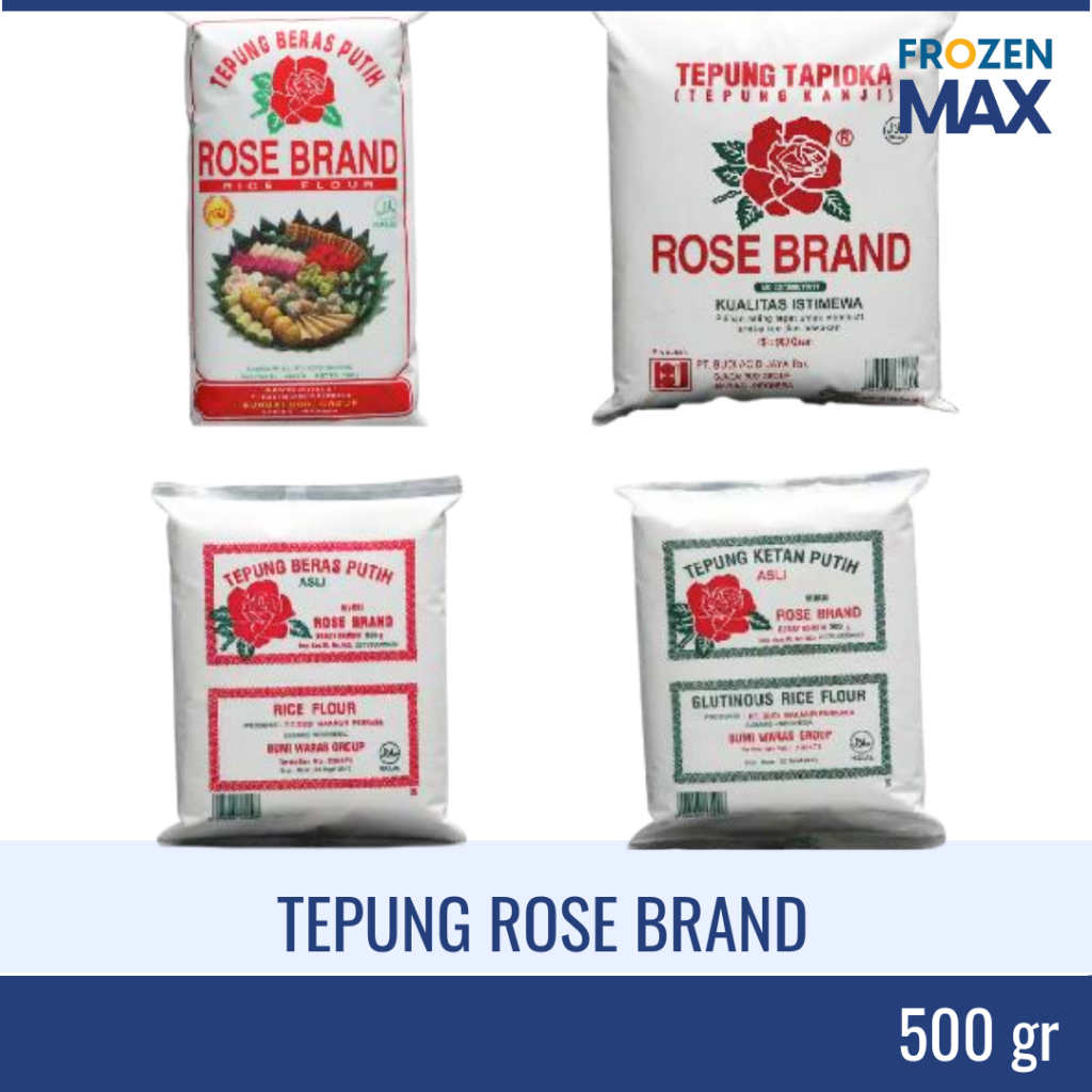 

Aneka Tepung Rose Brand | Tepung Pulut Ketan | Tepung Beras | Tepung Tapioka