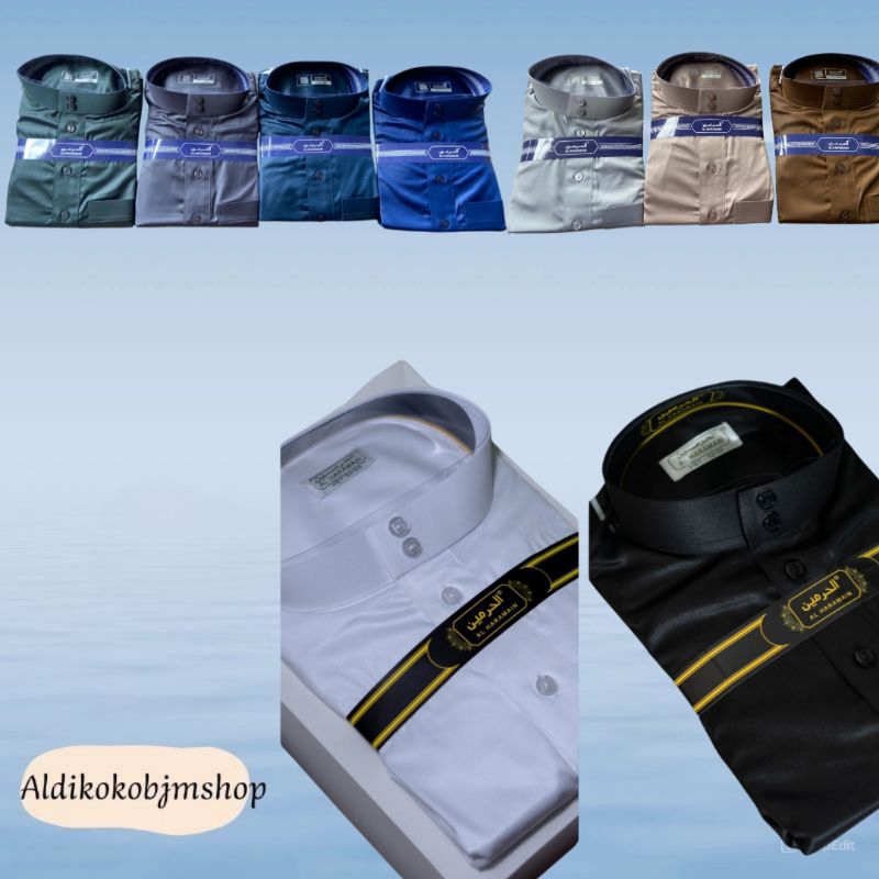 AL HARAMAIN Gamis Jubah Pria Wol Viet Premium Lengan Panjang Jubah Putih Hitam Warna Original