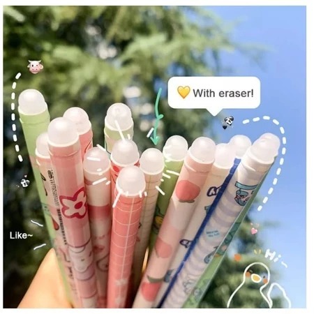 

SB Pena Bisa Dihapus Motif Lucu Bolpoin Gel Erasable Pen Pulpen Yang Bisa Dihapus