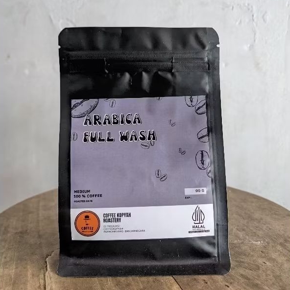 

Coffee Kopyah Kopi Arabica Fullwash 100 gr , kopi murah ,kopi banjarnegara,