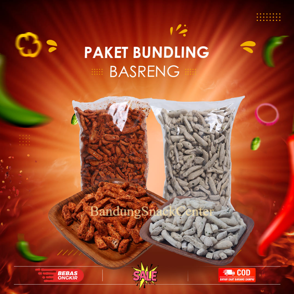 

PAKET BUNDLING BASRENG PEDAS & ORIGINAL DAUN JERUK