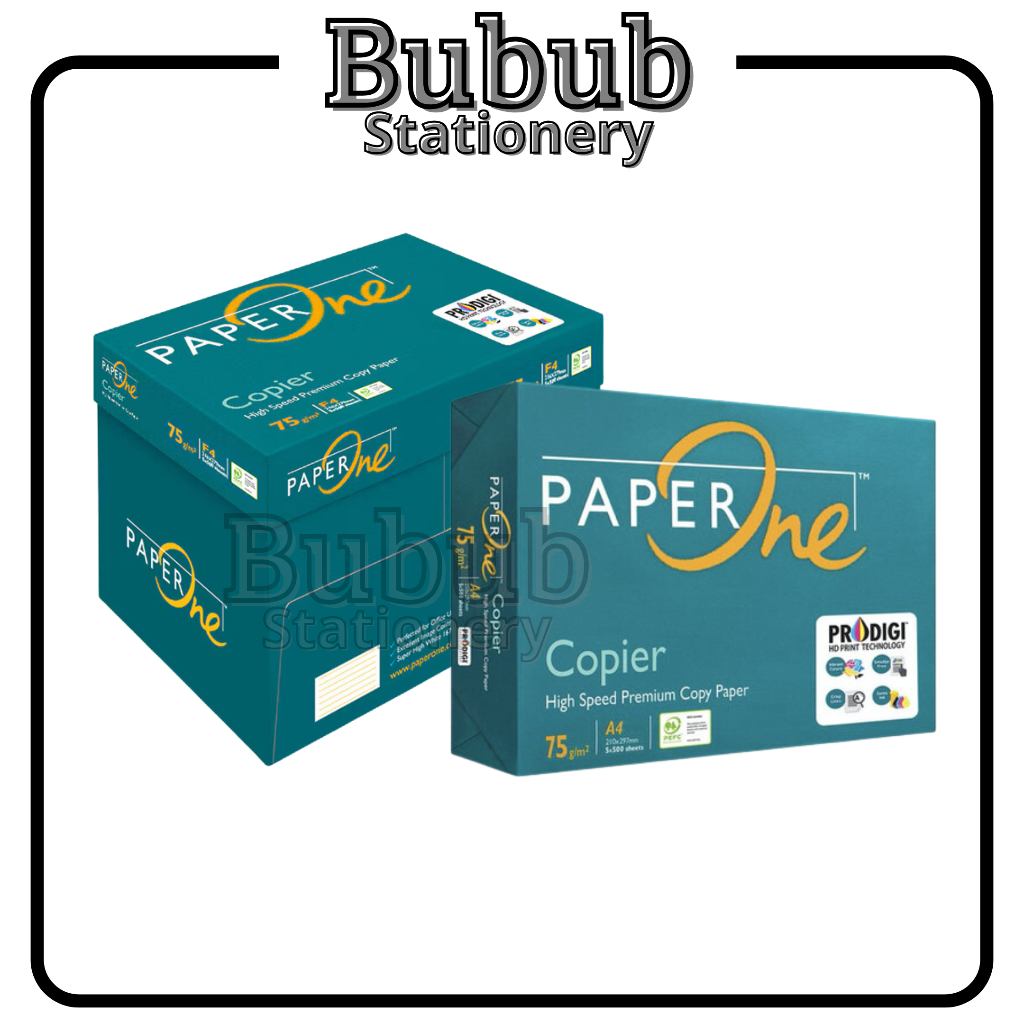 

PaperOne kertas fotocopy hvs A4 75gsm isi 5 Rim