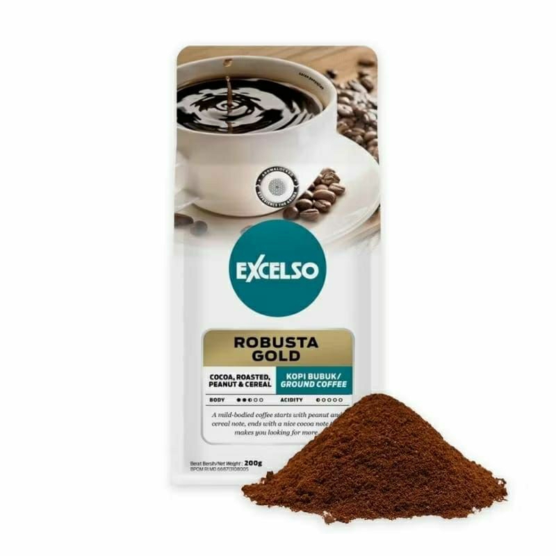 

EXCELSO ROBUSTA GOLD BUBUK 200G.