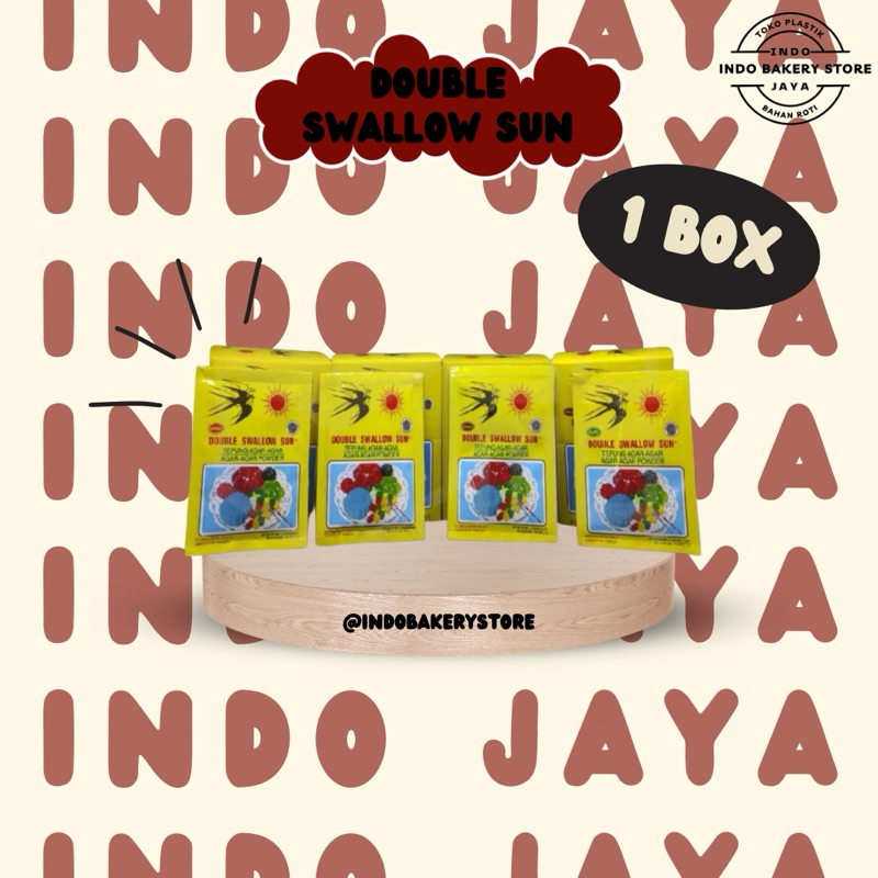 

AGAR-AGAR DOUBLE SWALLOW SUN [1 BOX]