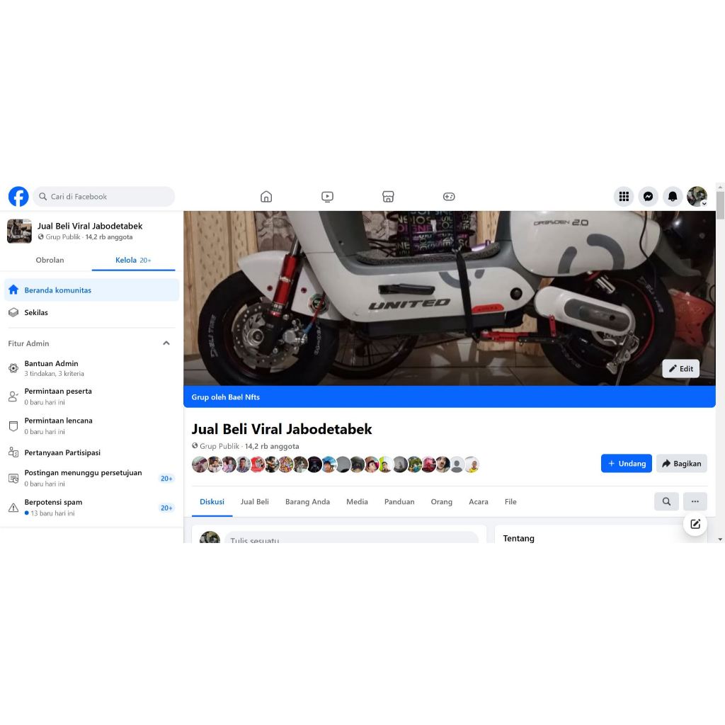Sewa Group Facebook | Group Facebook Promosi Bulanan Real
