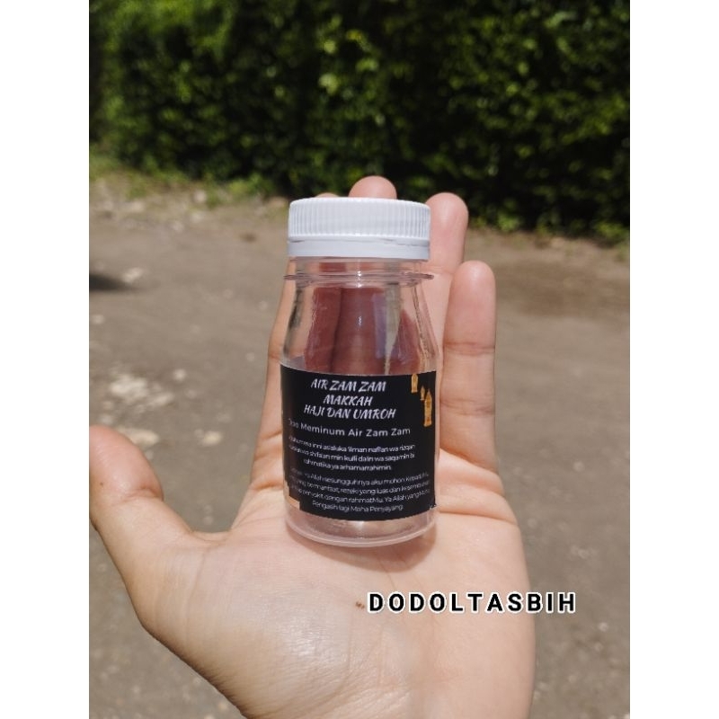 Botol kosong isi 100 biji utk air zam-zam 30ml sudah bersticker tuntunan doa