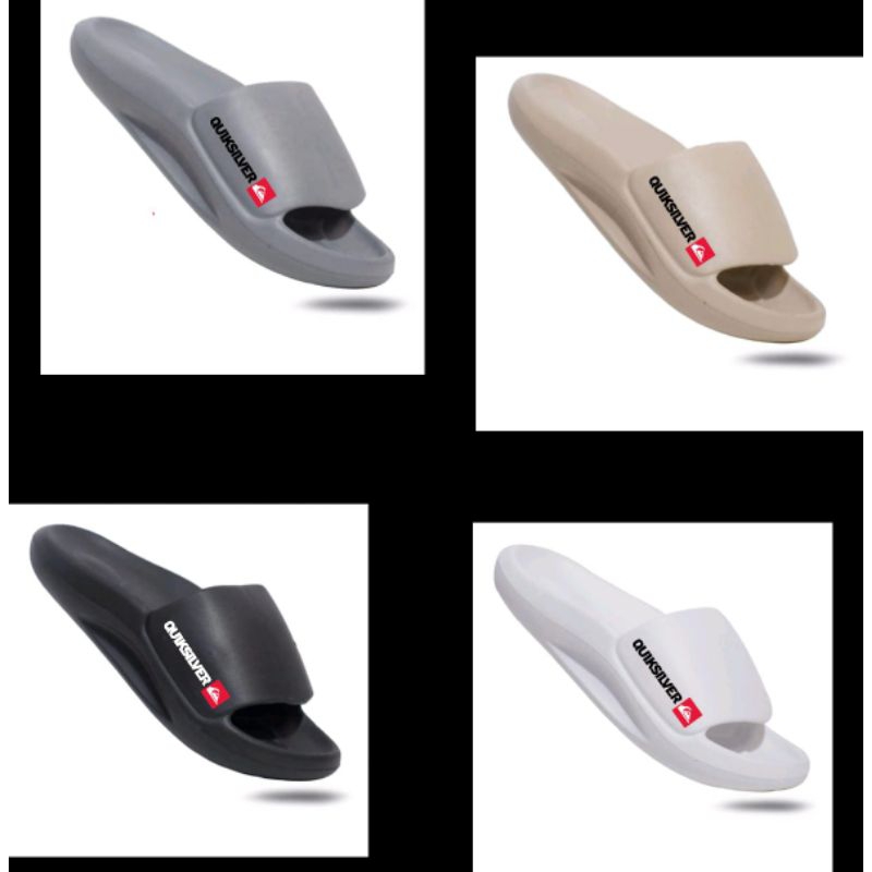 Sandal Slop Quiksilver Pria dan Wanita Original Sandal Slide Sendal Slip On Sendal Karet Cowok Cewek