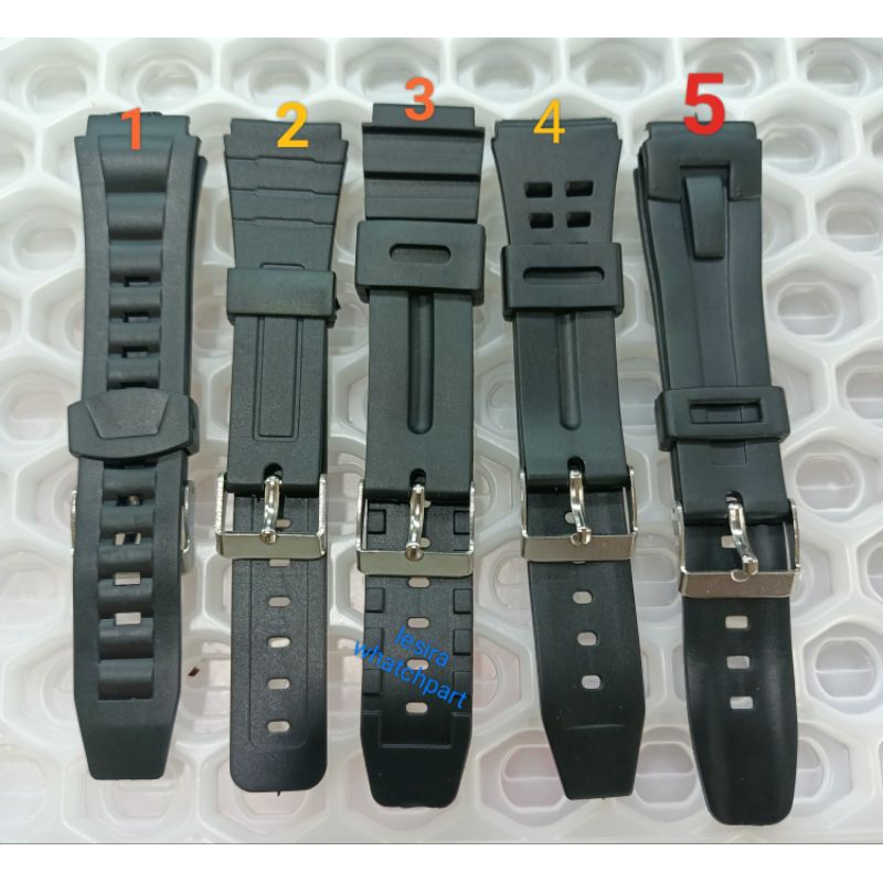 Strap Tali Jam Tangan Casio Strap Rubber Casio