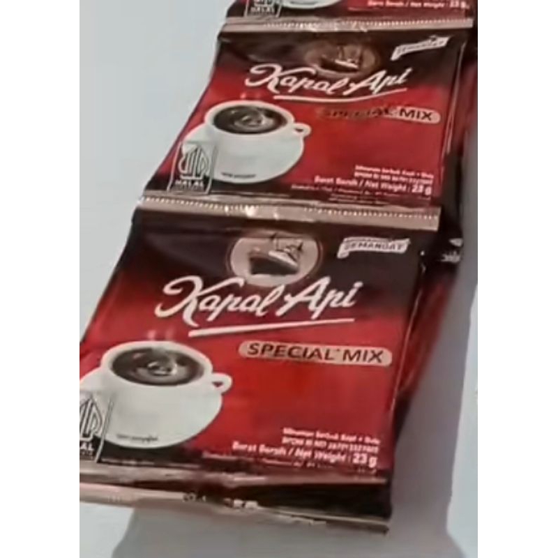 

kopi kapal api special mix 25 gr per renteng | isi 10 sachet