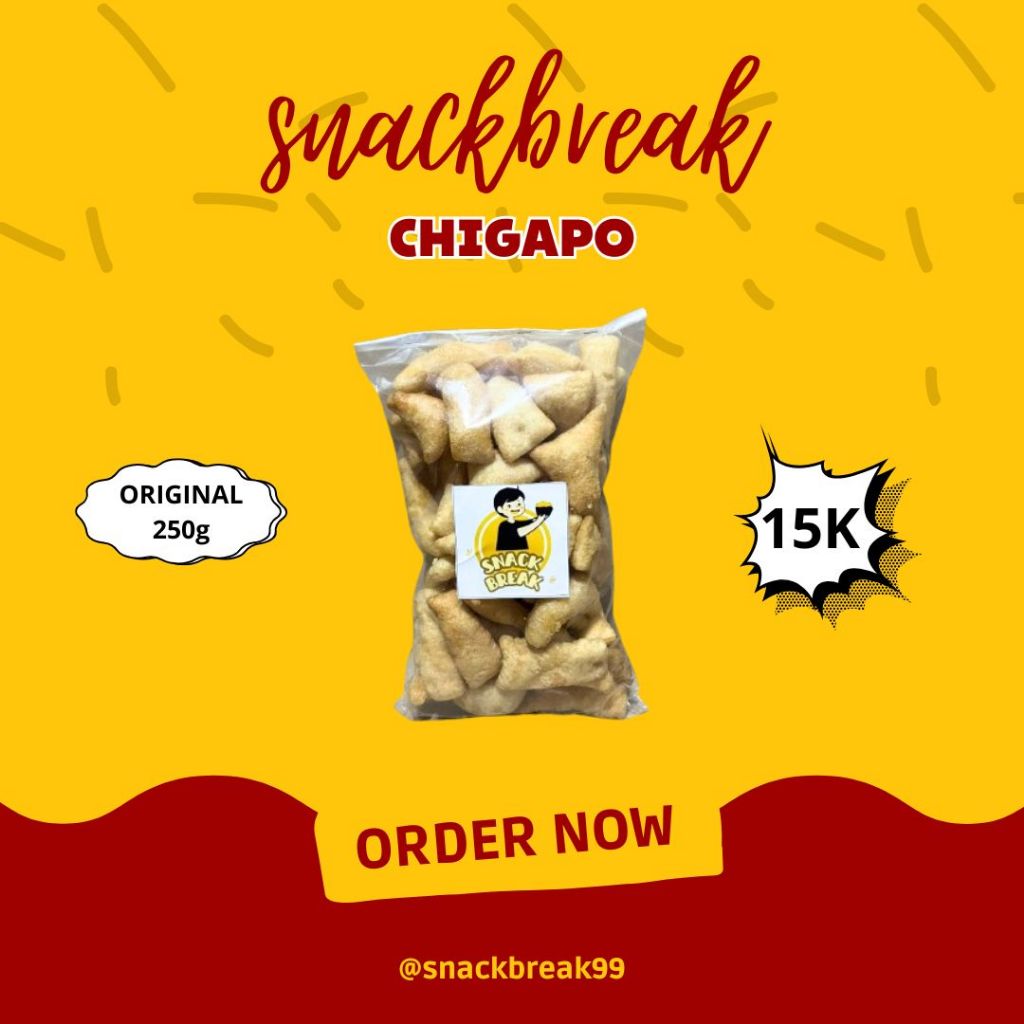 

Snack Chigapo 250 gram - Makanan Ringan