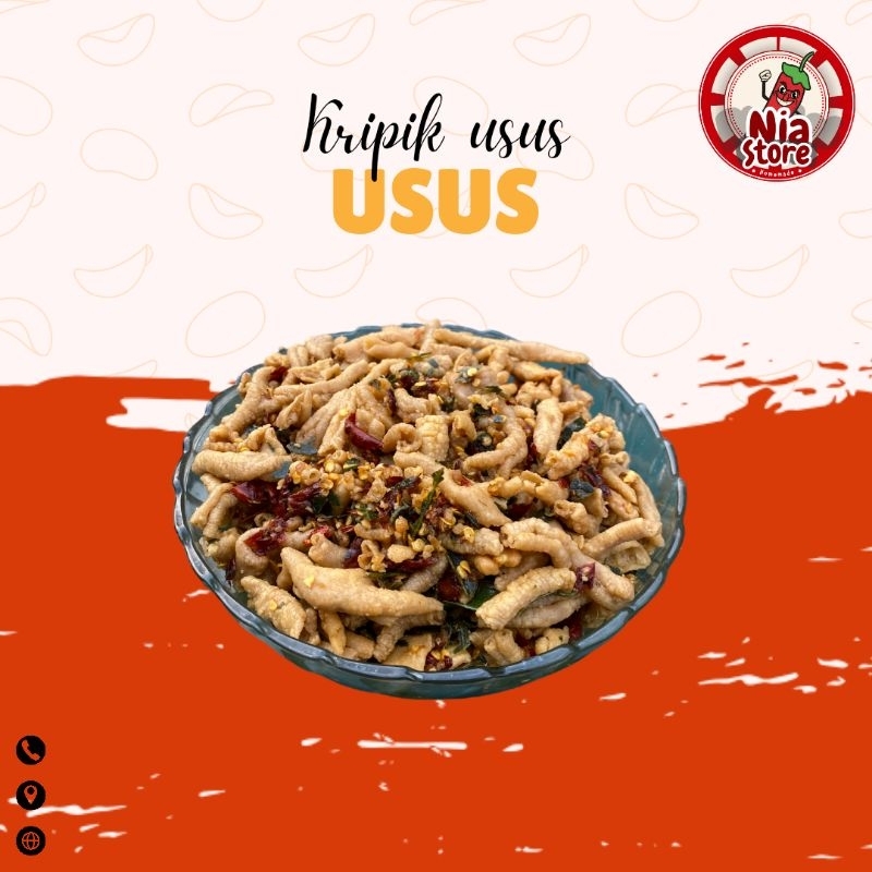 

nia store kripik usus original dan pedas daun jeruk keripik usus daun jeruk usus crispy bayar di tempat