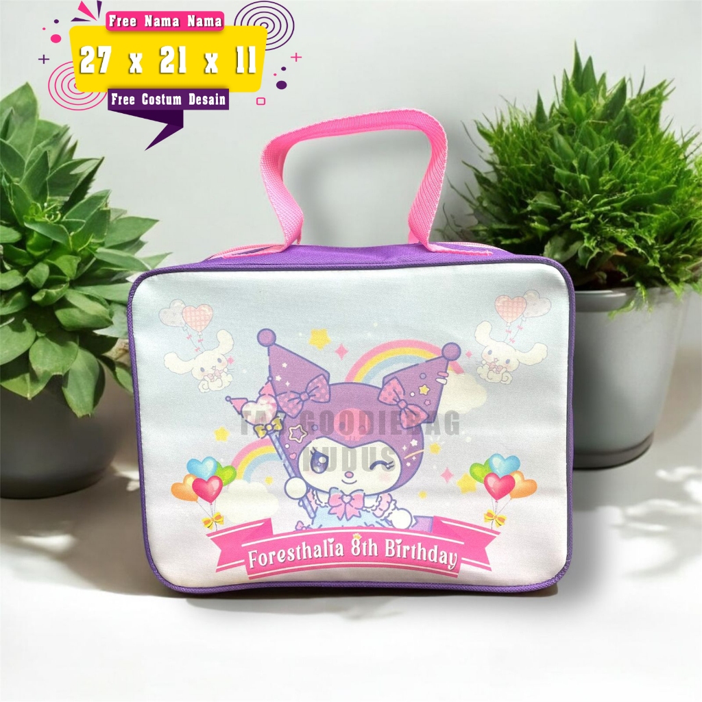 

Tas ultah / Tas ultah anak / Tas ultah anak custom nama / Tas ultah goodie bag / Tas souvenir / Tas souvenir ulang tahun anak / Tas jinjing ulang tahun anak souvenir