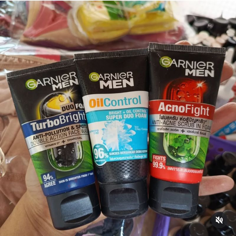 ️ READY  ️ GARNIER MEN Facial Wash | Sabun Wajah Garnier Cowok | GARNIER MEN SERIES  FACIAL WASH