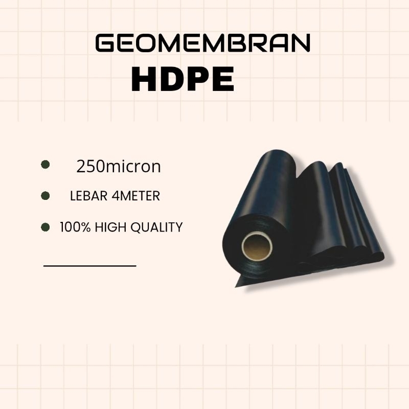 HDPE GEOMEMBRAN 250 MICRON
